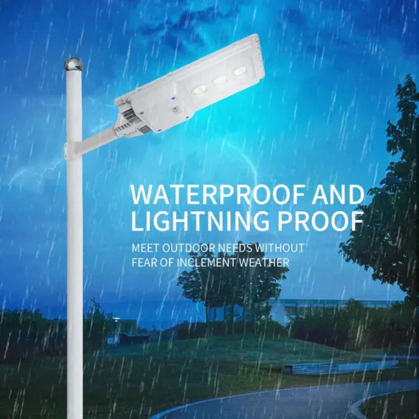 Kenbrook Solar Street Light Lens All in One – IP65 Waterproof, Automatic On Off Motion Sensor Solar Light for Outdoor Use (35 Watt)