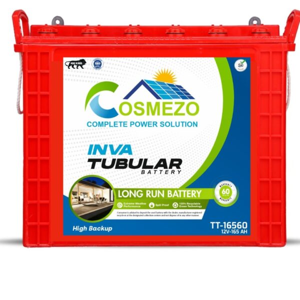 Cosmezo Tubular Battery TT20060 , 200AH , 60 Months Warranty
